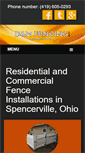Mobile Screenshot of dm-fencing.com